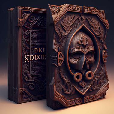 3D модель Игра Темный глаз Книга героев (STL)